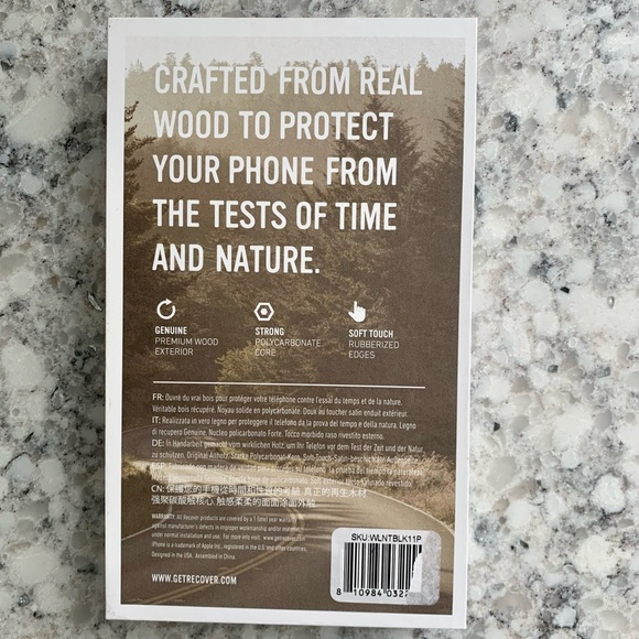 NIB Recover Wood Case iPhone 11 PRO - Picture 4 of 4